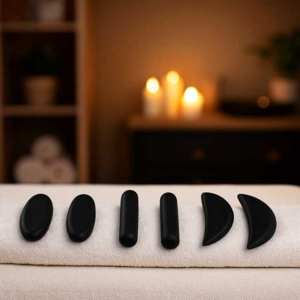 سنگ ماساژ 6 عددی مخصوص شیاتسو رفلکسولوژی