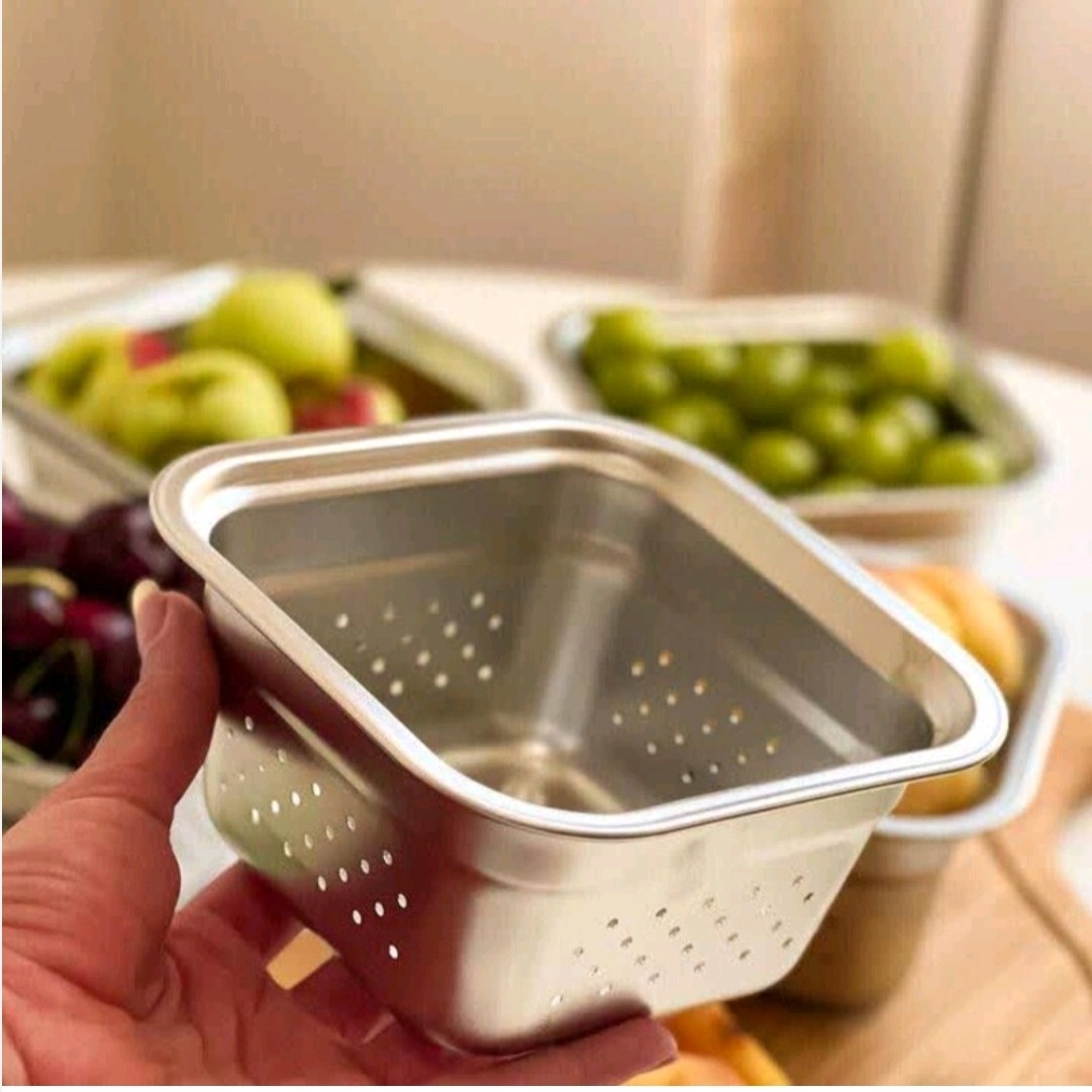 تفاله گیر سینک مربعی استیل-2 تفاله گیر سینک مربعی استیل