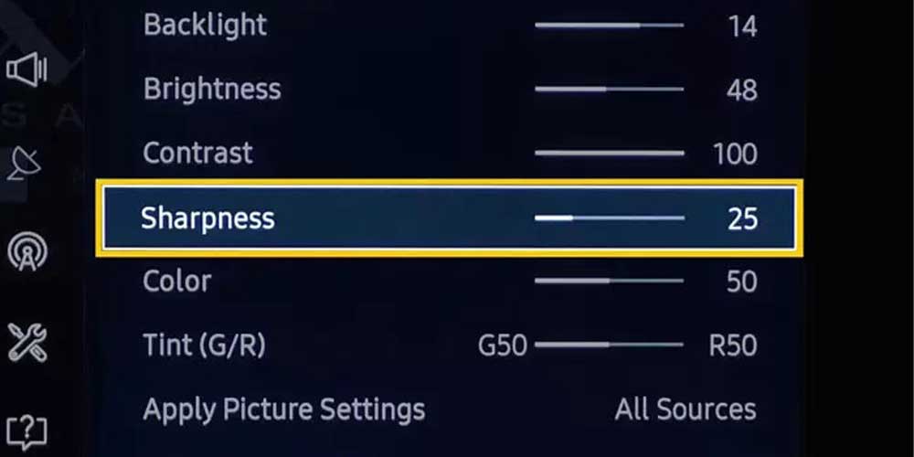 بالا-بردن-کیفیت-تصویر-تلویزیون-با-تنظیم-شارپنس
