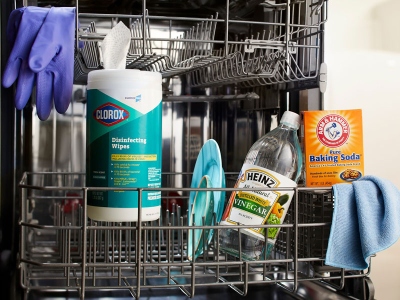 چگونگی تمیز کردن ماشین ظرفشویی با روش های کاربردی
