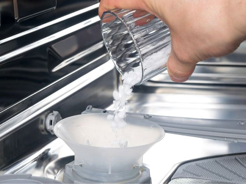 کاربرد نمک ماشین ظرفشویی